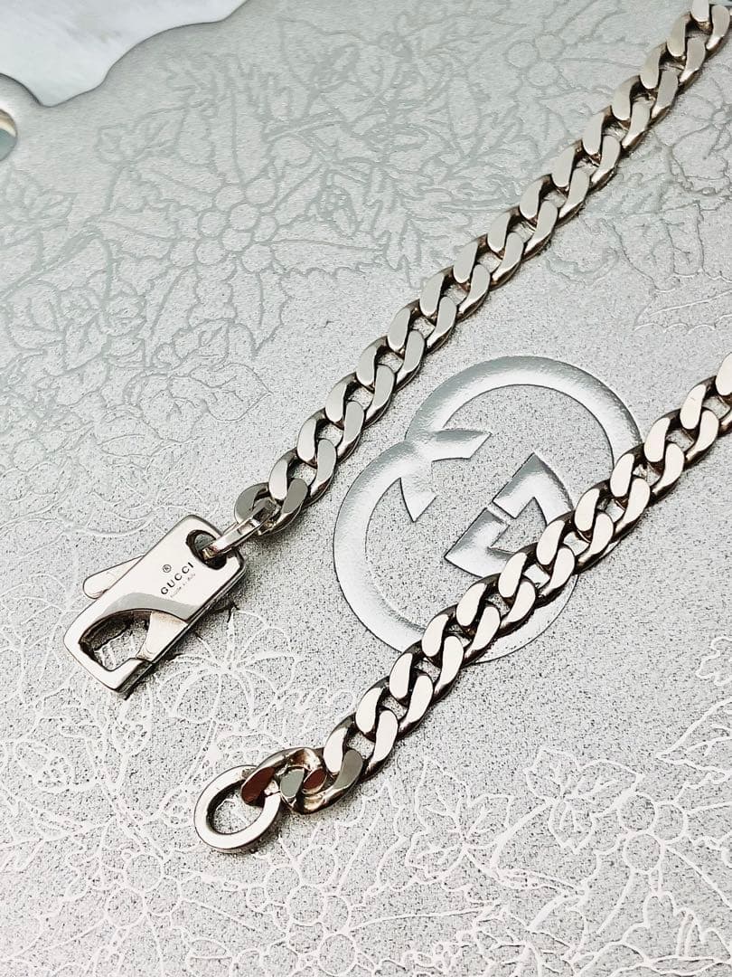 【超美品】GUCCI 喜平チェーン ネックレス 男女兼用　SV925 3.5ミリ