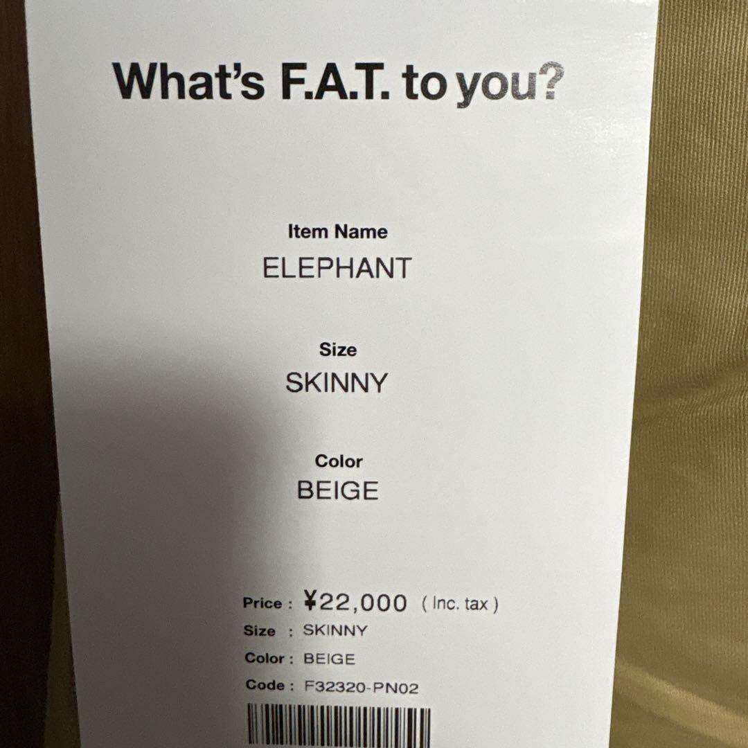 パンツ FAT ELEPHANT