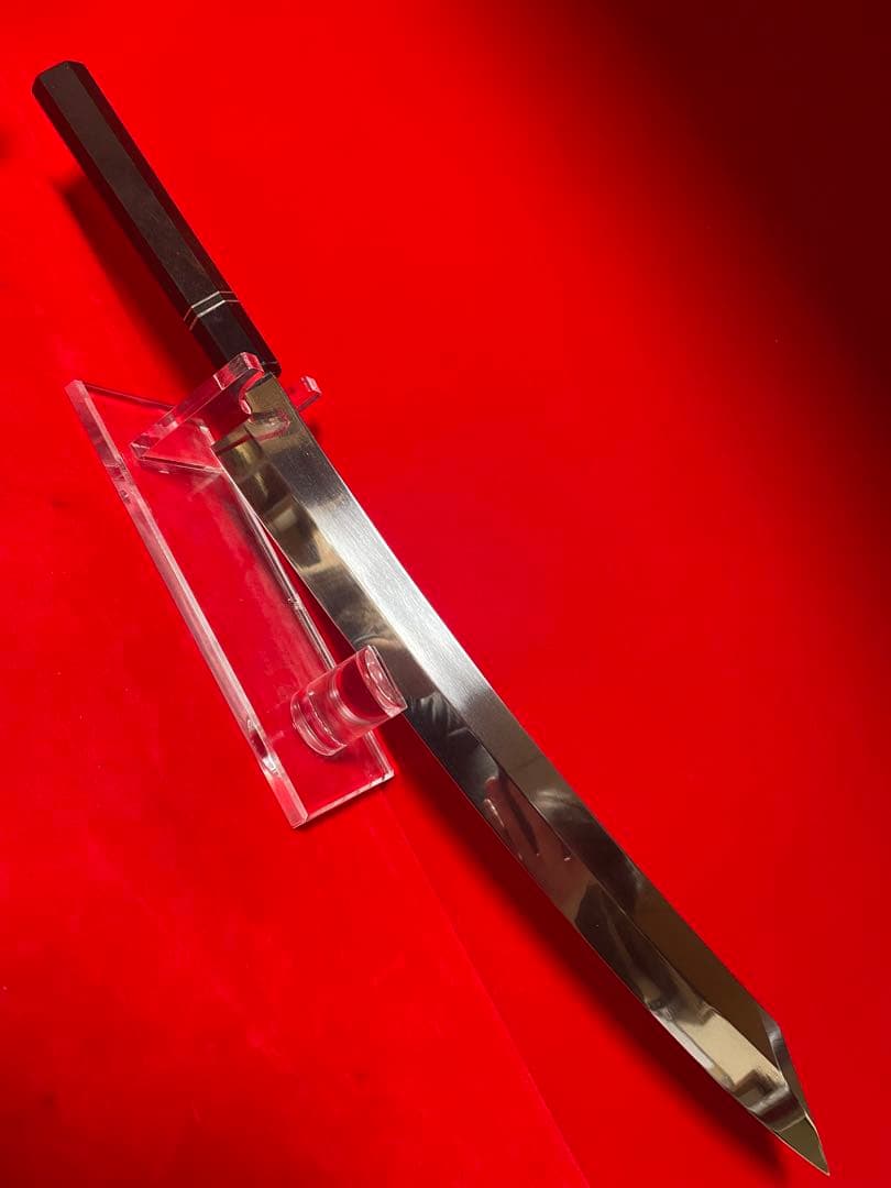 包丁　剣型切付　刺身包丁　尺ニ　鬼反り　鏡面仕上げ　切味抜群　箱付　未使用品