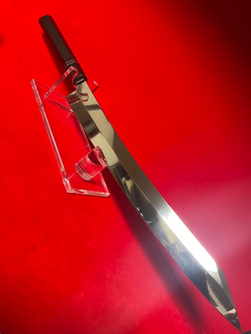 包丁　剣型切付　刺身包丁　尺ニ　鬼反り　鏡面仕上げ　切味抜群　箱付　未使用品