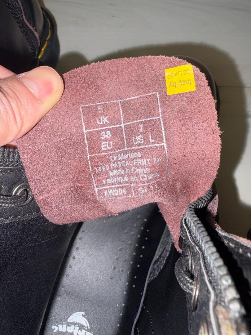 Dr. Martens ジッパー付きブーツ 38 EU　ダークブラウン