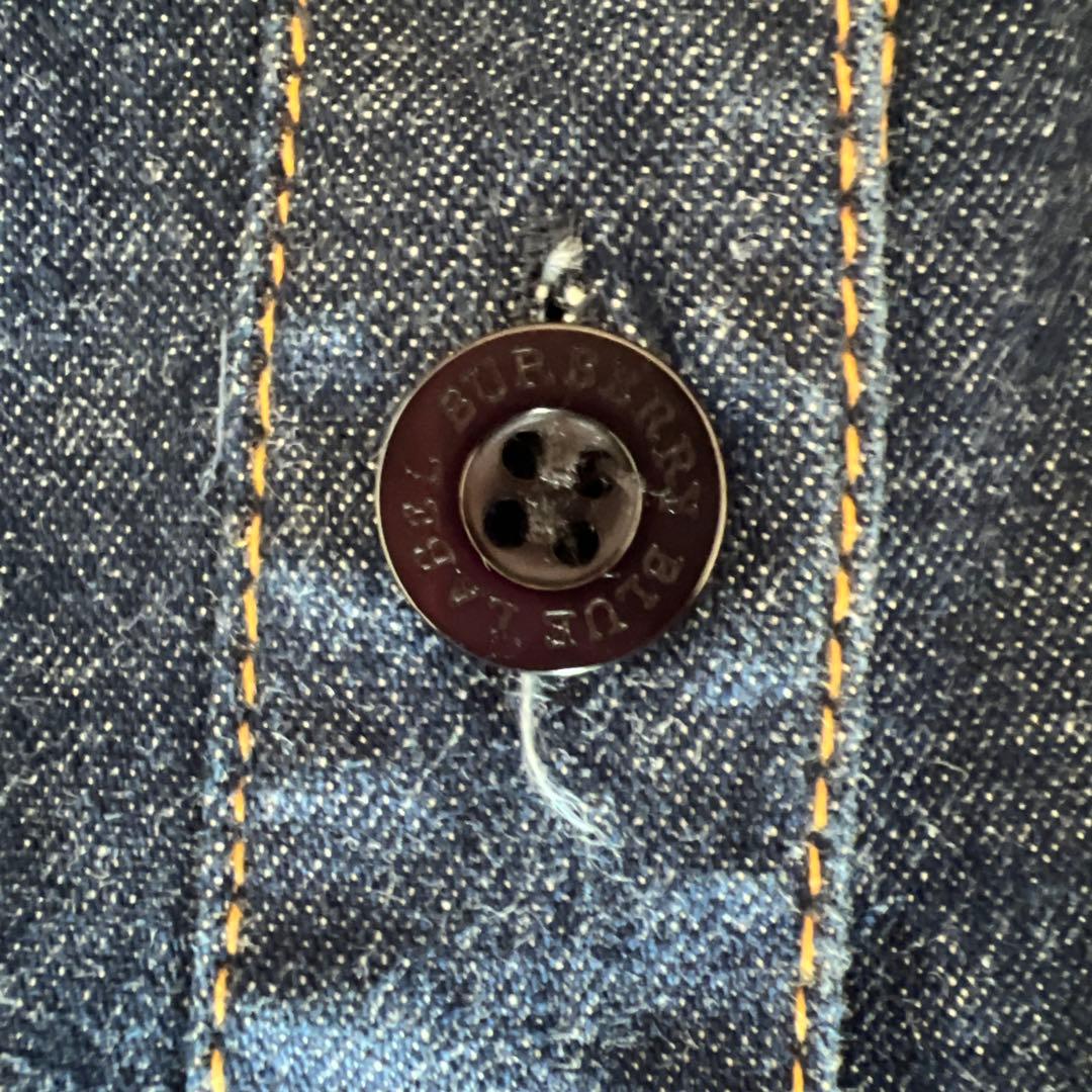 BURBERRY BLUE LABELノースリーブデニムワンピース 38