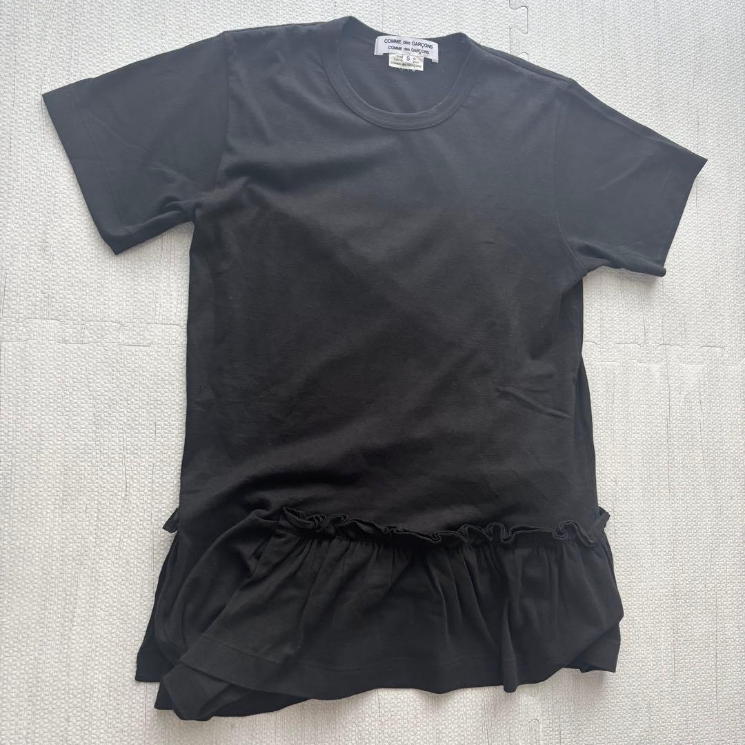 希少】COMME des GARÇONS ギャルソン フリル付 Tシャツ
