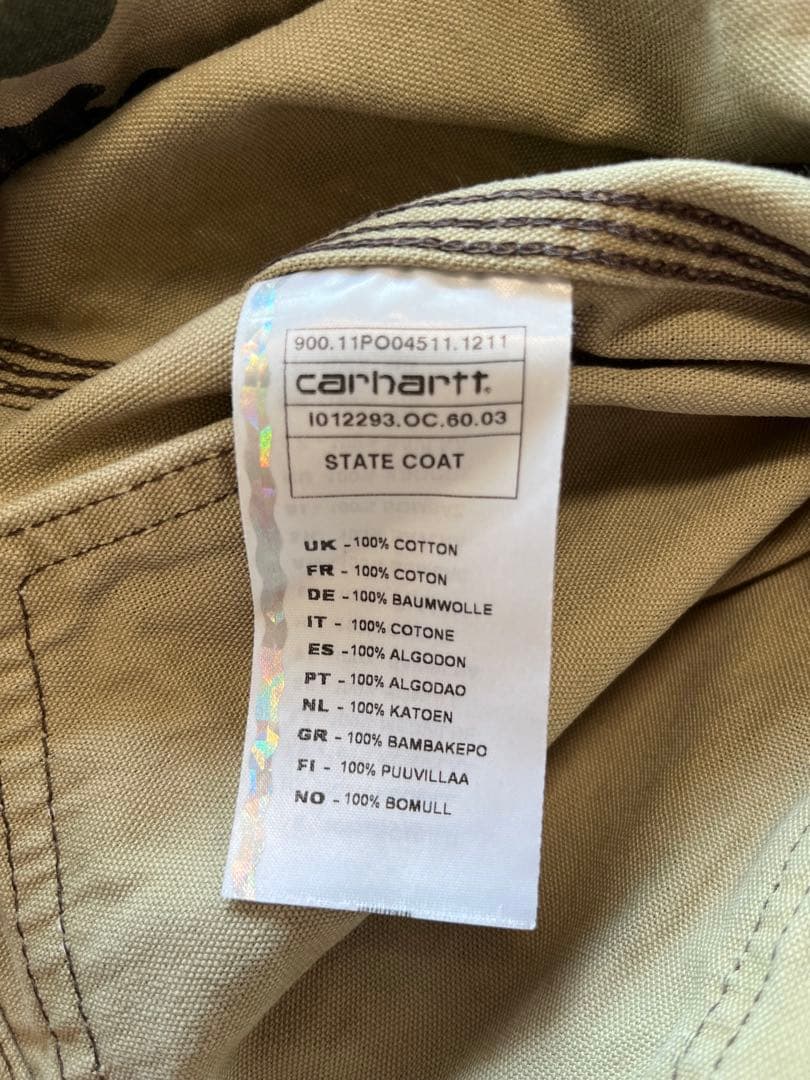 2012 Carhartt State Coat カーハート カモ カバーオール