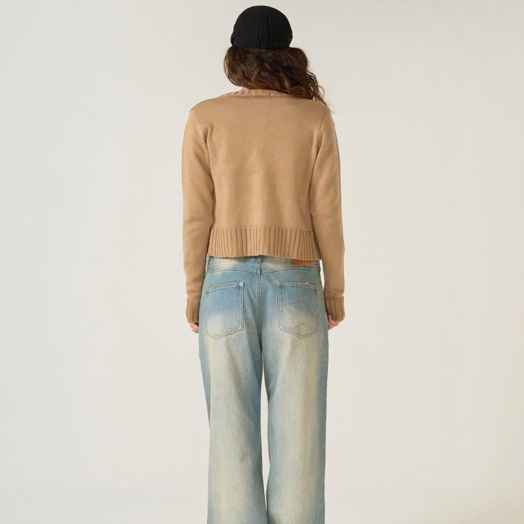 Tina:jojun スーパーローライズストレートデニムパンツ XS