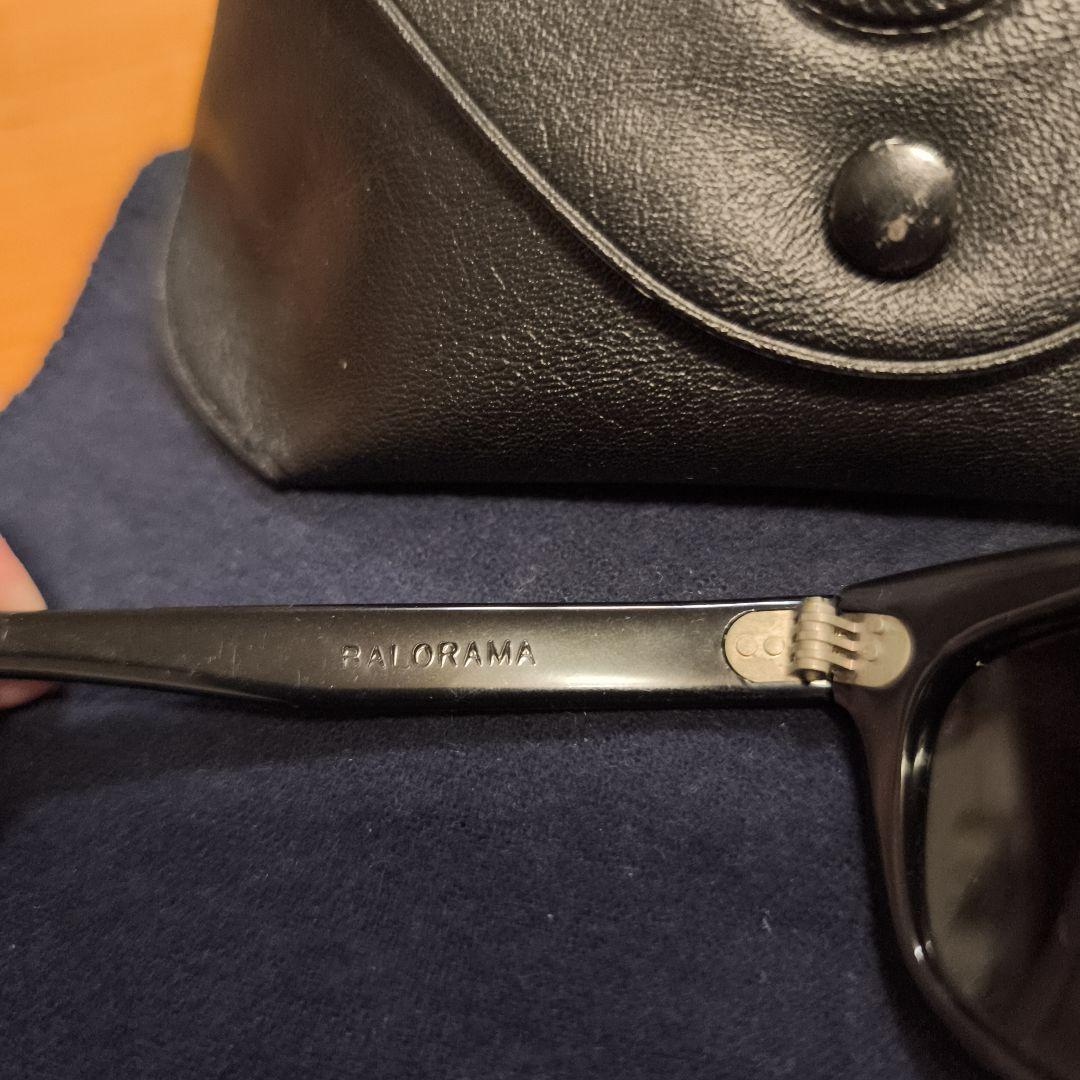 Ray ban サングラス　黒 BALORAMA ケース付き