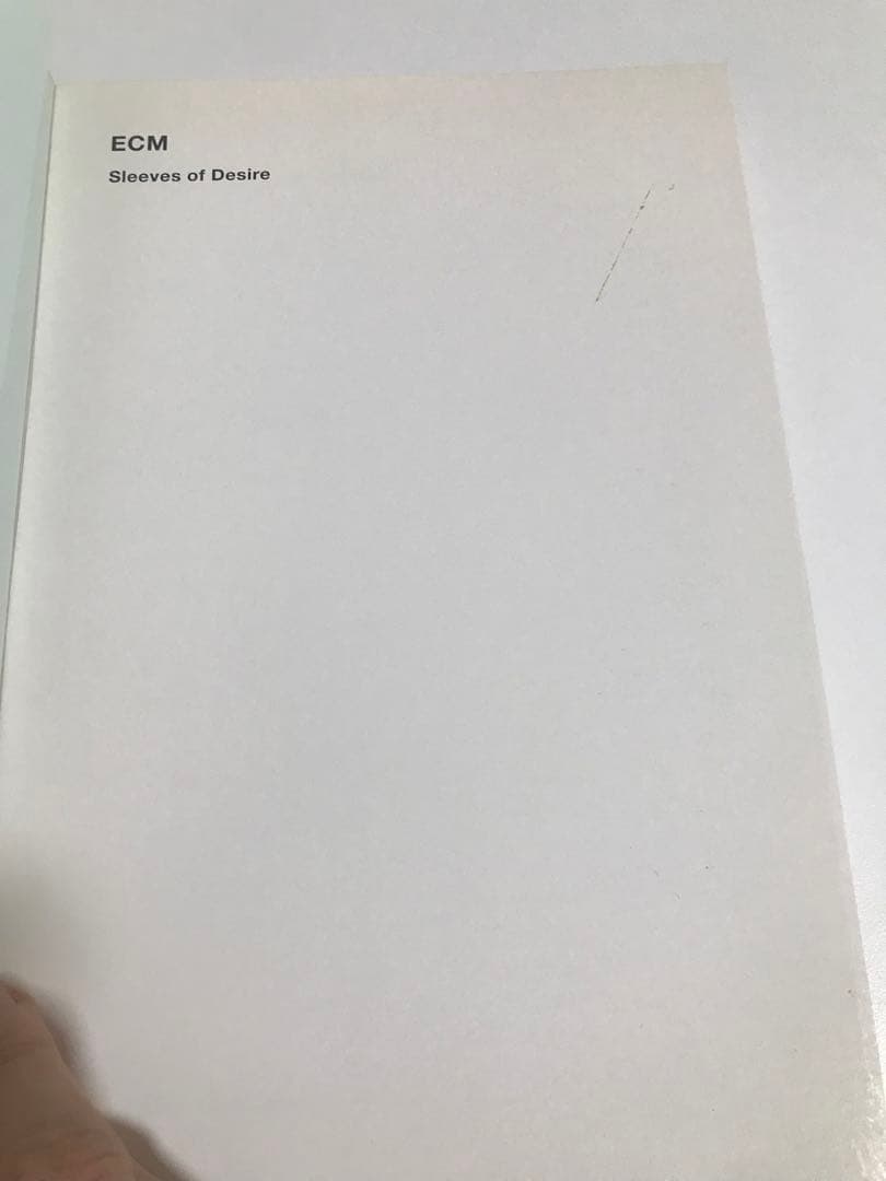 【希少・絶版】ECM：Sleeves of Desire ジャケットデザイン集