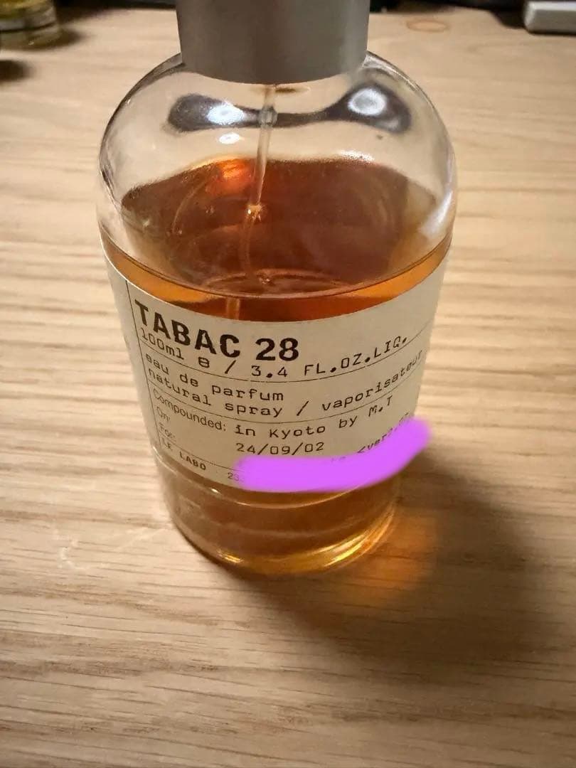 最終価格　LE LABO TABAC 28 オードパルファム 100ml