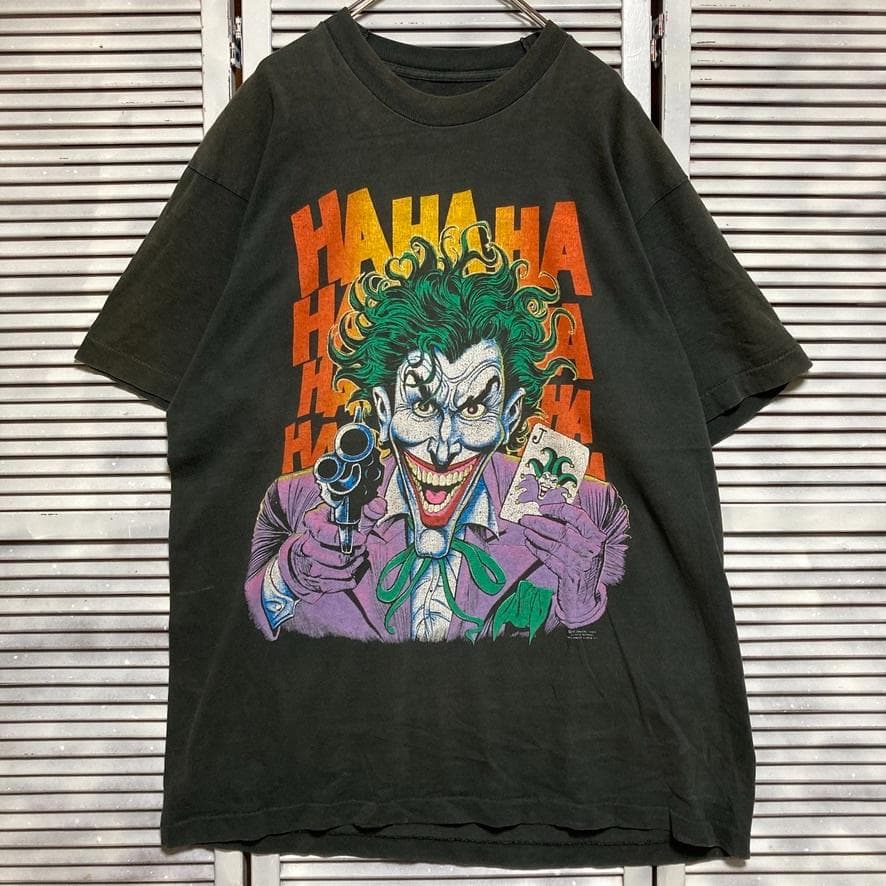 BiWU ムービー Tシャツ 古着 80s USA製 黒 ジョーカー JOKER
