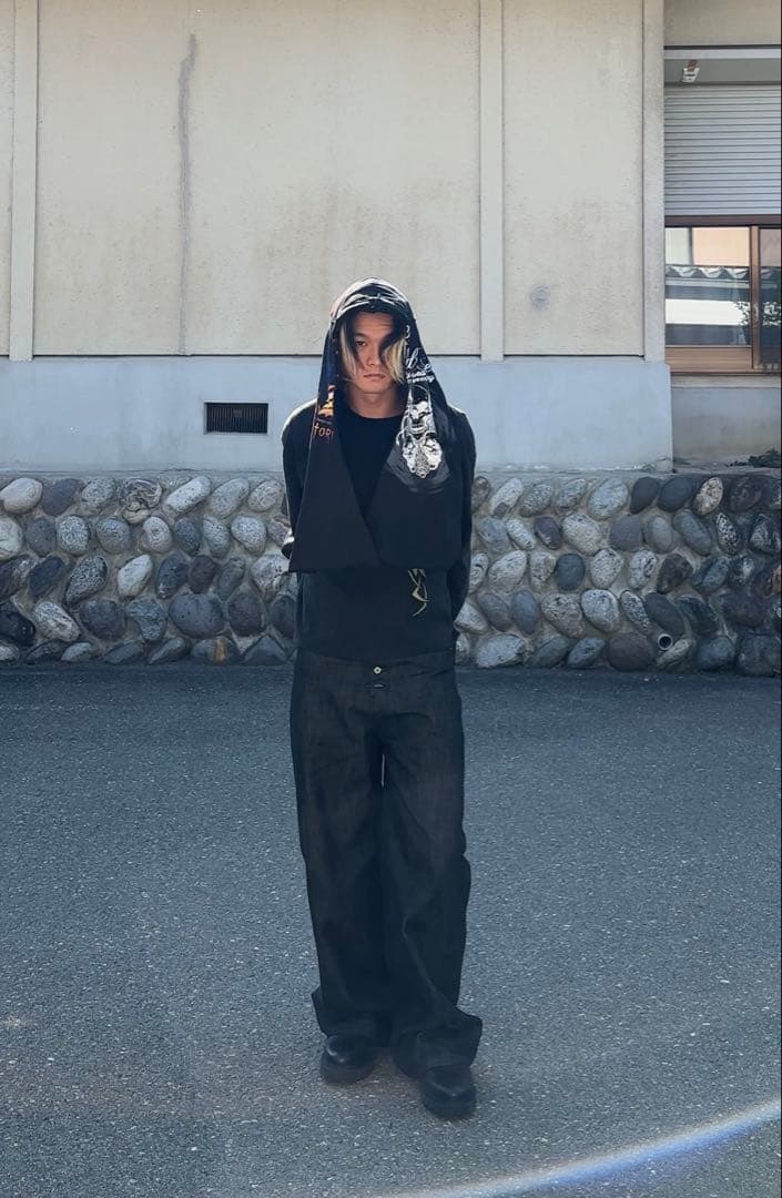 小物 graphics hooded stole