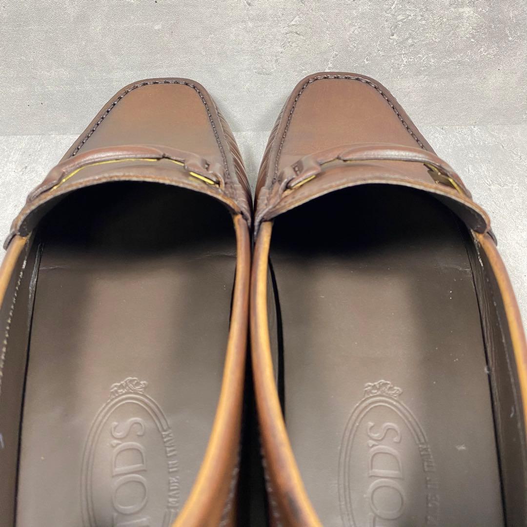 【極美品】TOD'S ゴンミーニ Tビット ドライビングシューズ 26.0cm