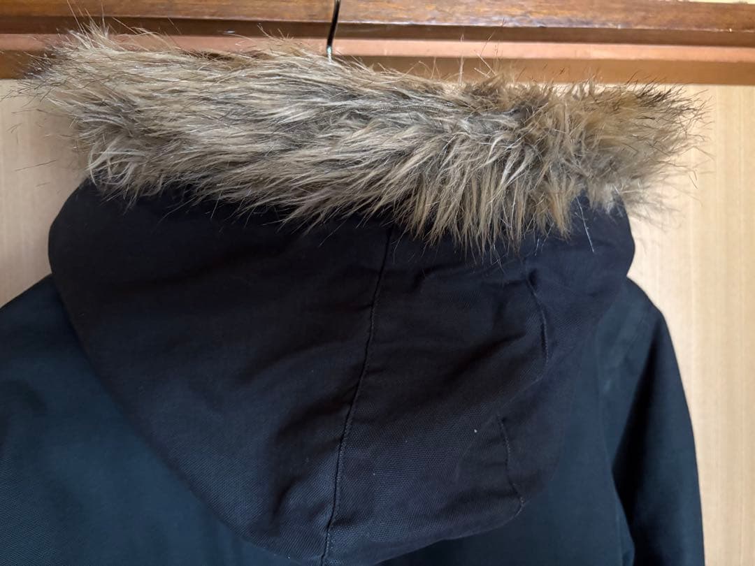 Carhartt ブラック ミリタリーコート