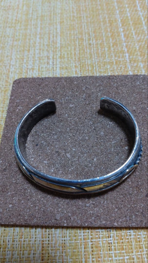 【美品】リー ベネット バングル Lee Bennett 12K金張り シルバー