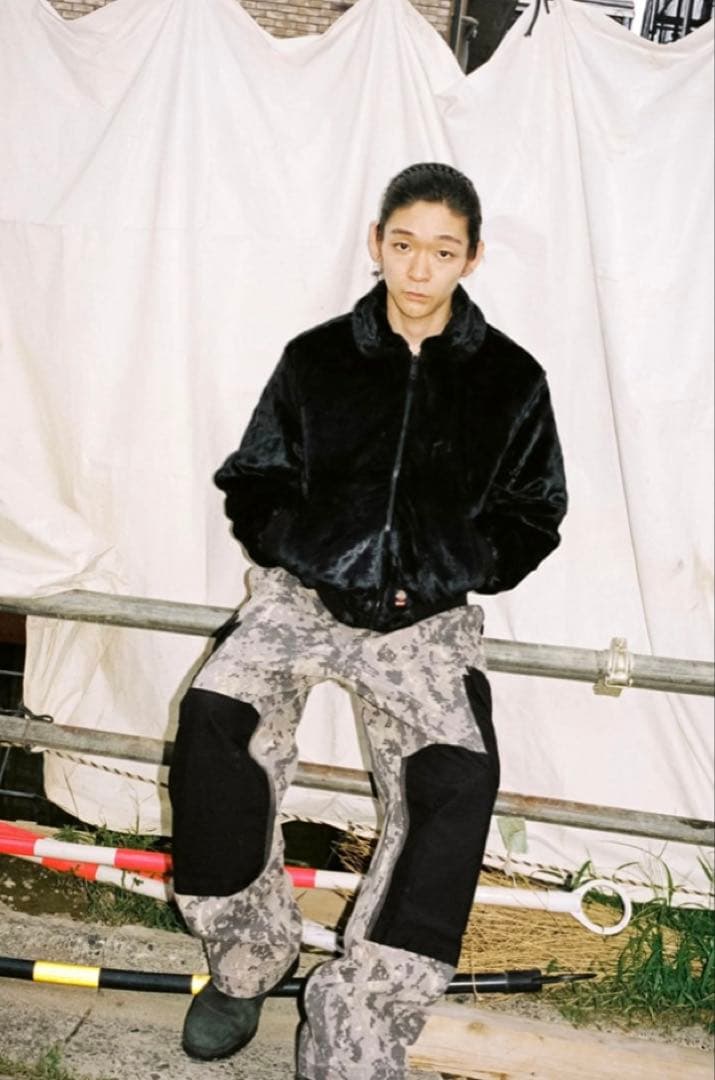 Supreme Dickies リバーシブル キルティングジャケット ブラック