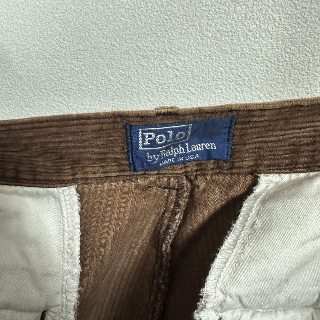 POLO CORDS USA製 ラルフローレン 太畝 コーデュロイパン