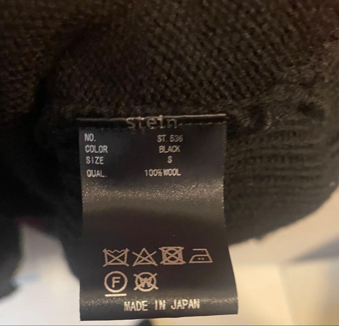 トップス stein OVERSIZED DS KNIT ZIP VEST