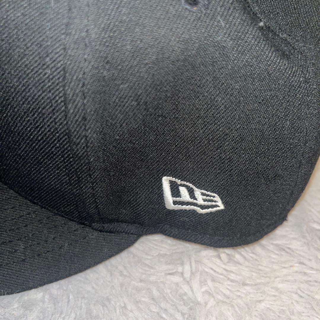 supreme✖️New Era ブラック コラボキャップ 7 1/2