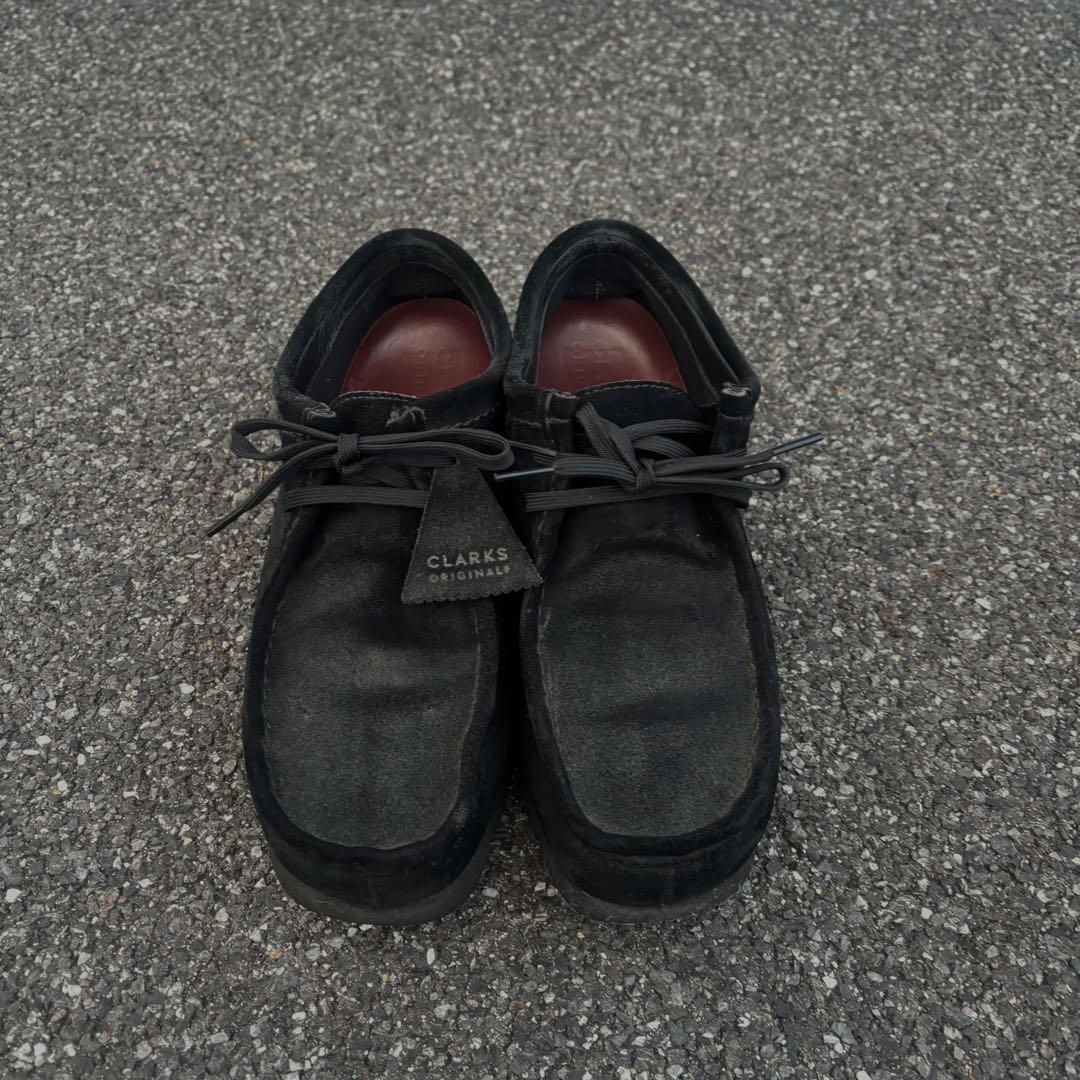 早い者勝ち‼️Clarks クラークス ワラビー　黒　ゴアテックス　27cm