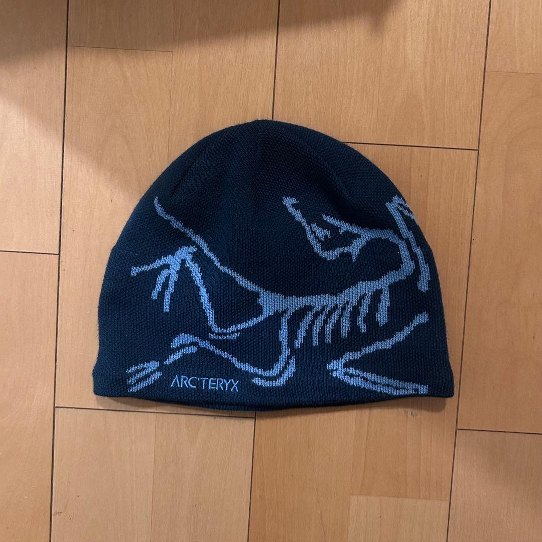 【極美品】ARC'TERYX bird head toque blue ビーニー