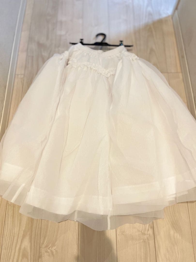bibiy SCARLETT SKIRT ホワイト