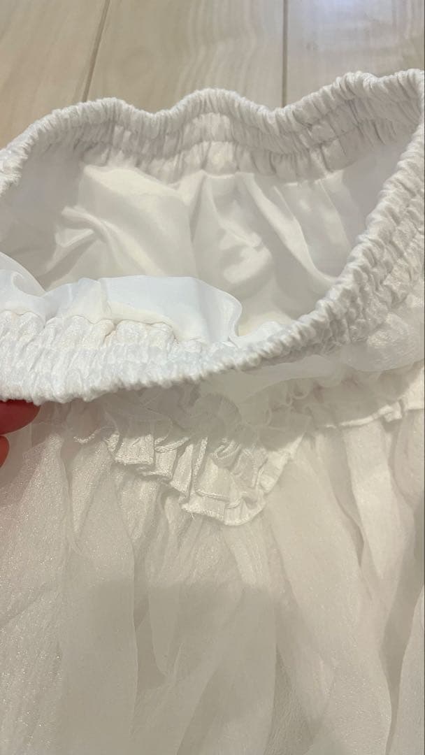bibiy SCARLETT SKIRT ホワイト