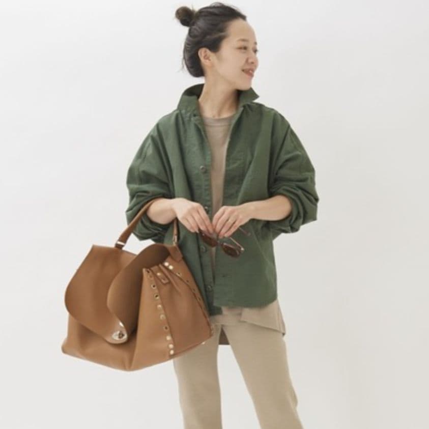 Plage プラージュ Army シャツ カーキ ミリタリー 38