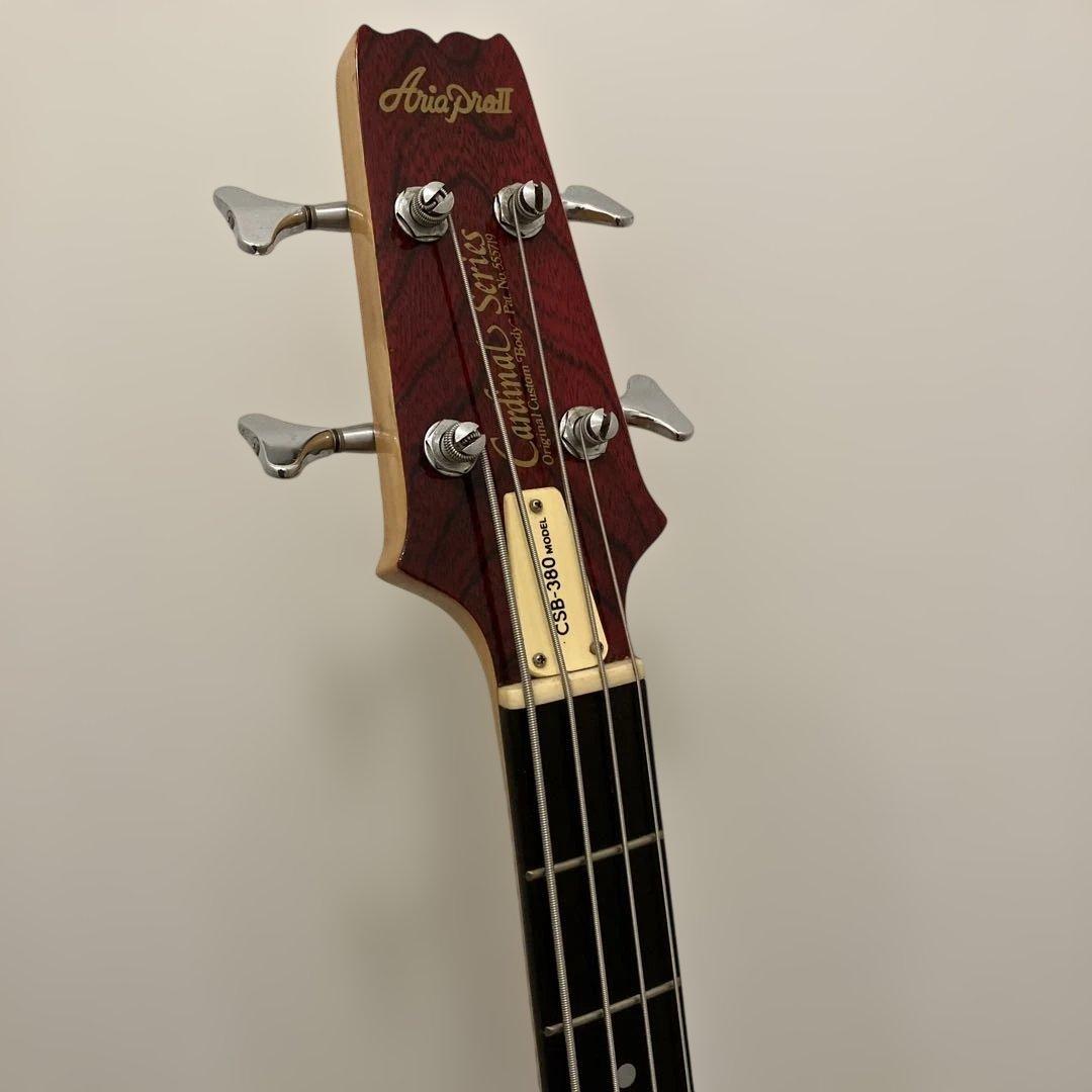 81年製マツモク シースルーレッド Aria Pro II CSB-380