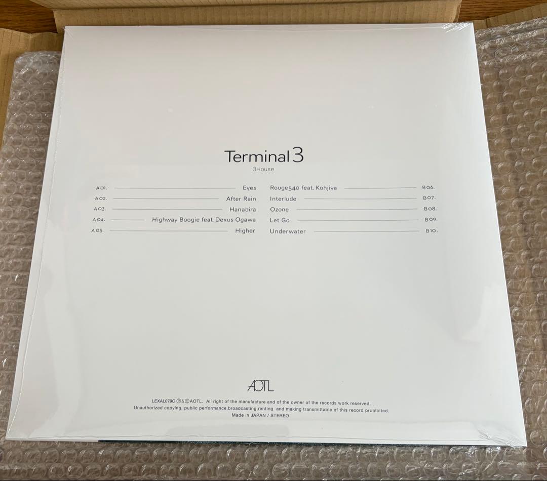 3House Terminal 3 レコード 新品未使用