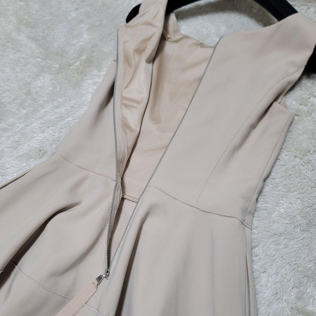 美品✨フォクシーニューヨーク フレアワンピース ベージュ Aライン