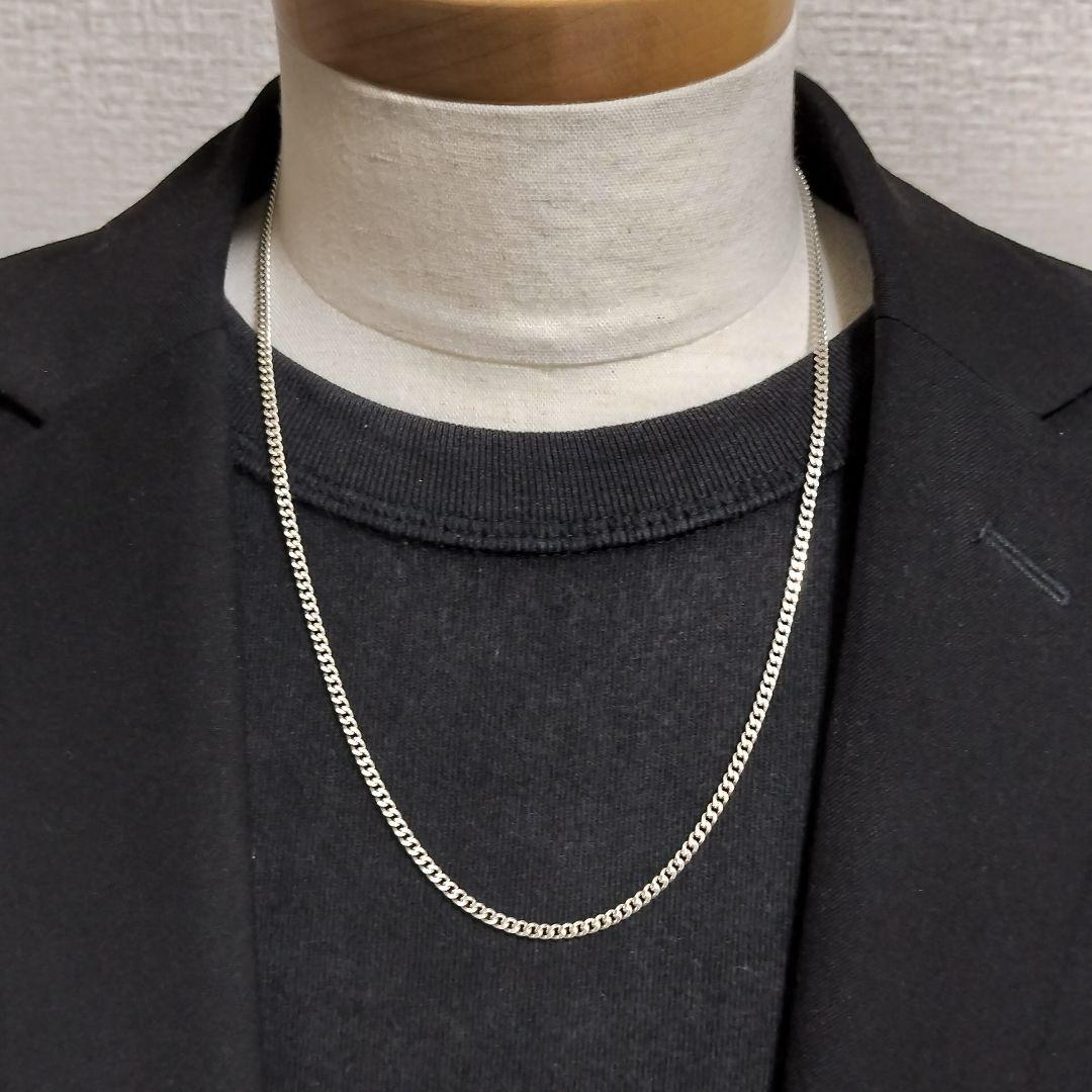 グッチ ネックレス 喜平 キヘイ 55cm シルバー GG GUCCI