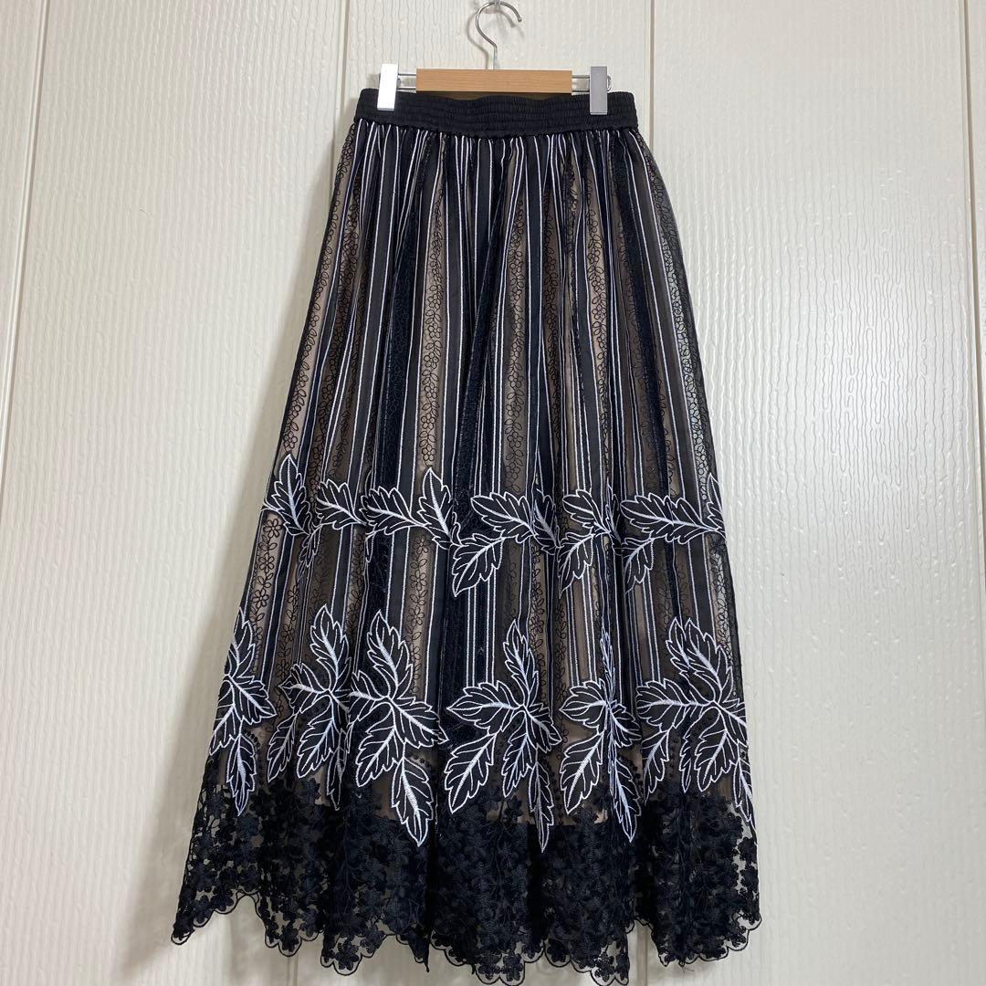 専用 ダブルスタンダードクロージング Sov. カットワークチュールスカート
