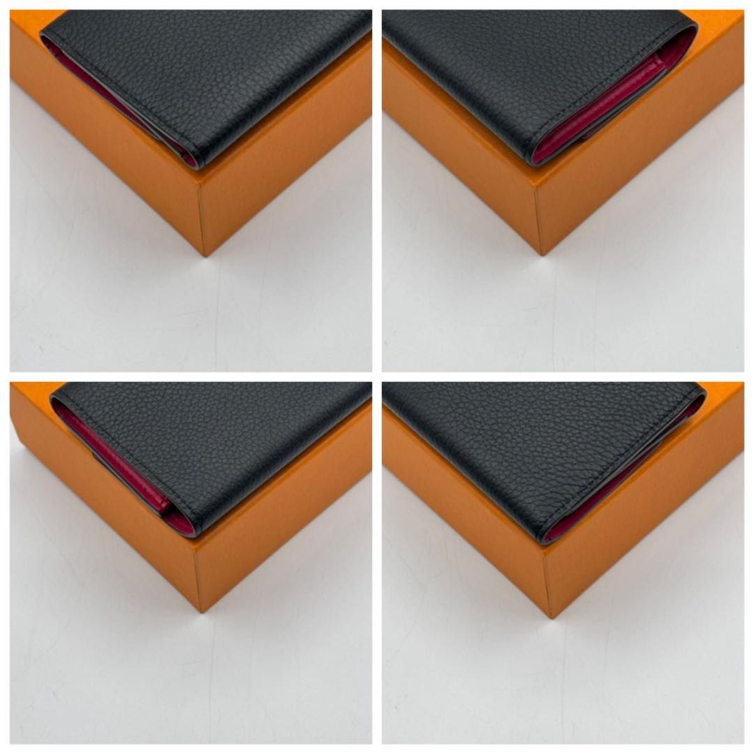 極美品 現行 ルイヴィトン ポルトフォイユ カプシーヌ タイニー 折り財布 黒