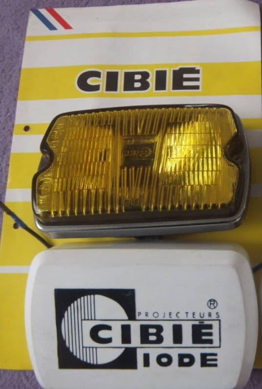 CIBIE 当時物 ライトカバー付き 浮き文字フォグランプ送料込み‼️最終値下げ