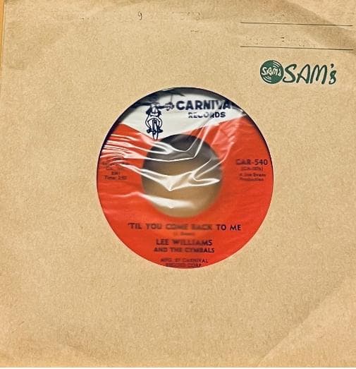 洋楽 Lee Williams And The Cymbals / 'Til ...
