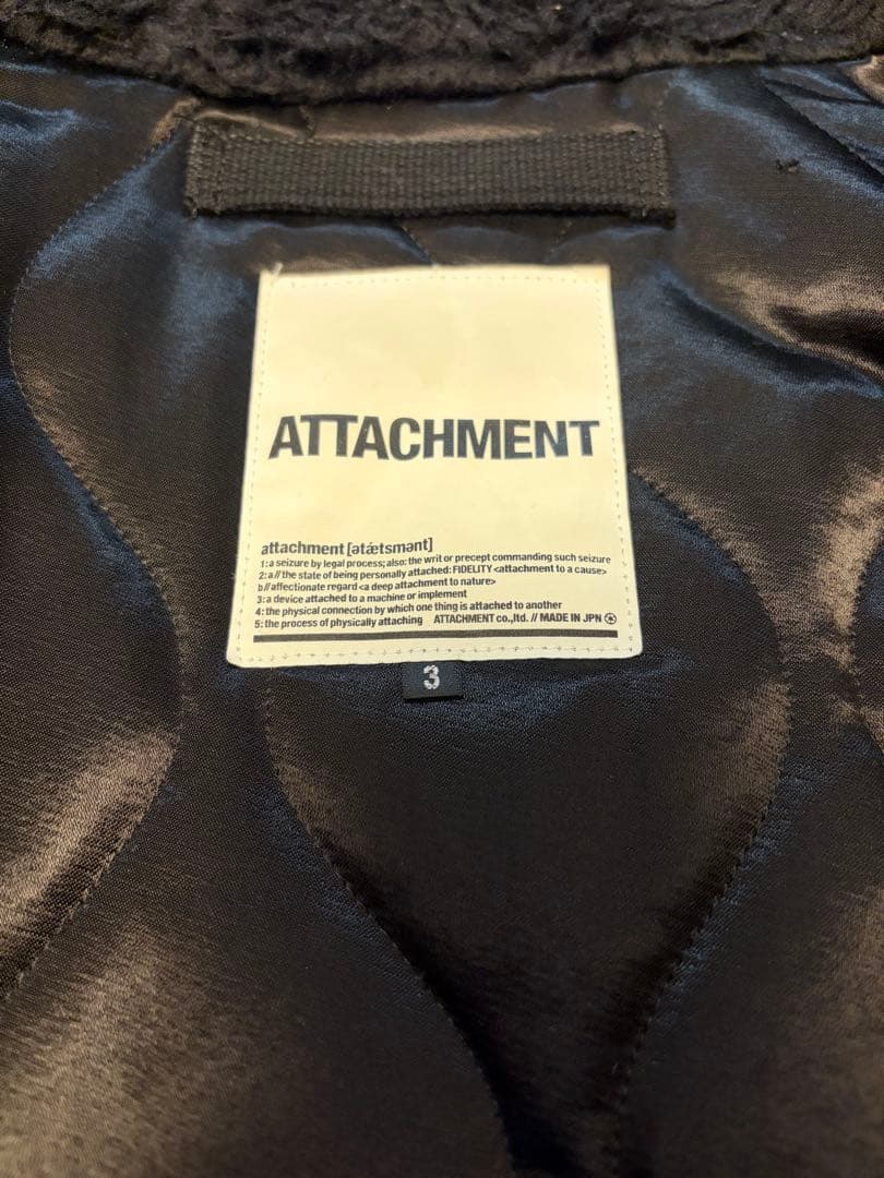 ATTACHMENTのモッズコート