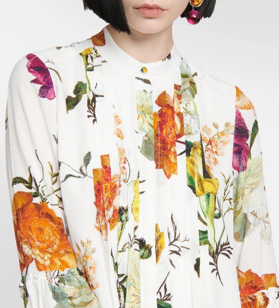ERDEM アーデム winford floral midi dress