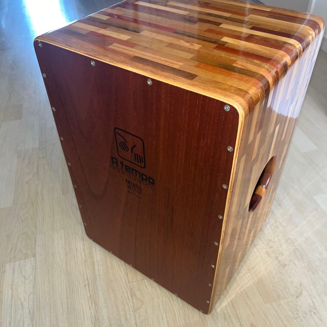A tempo ミクスト　カホン　両打面　ギグバック付き　ドラム　パーカッション