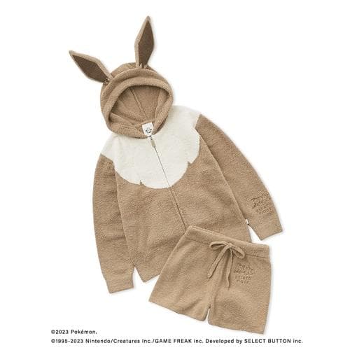 【完売品】ジェラートピケ ポケモン イーブイ ベビモコ パーカ ショートパンツ