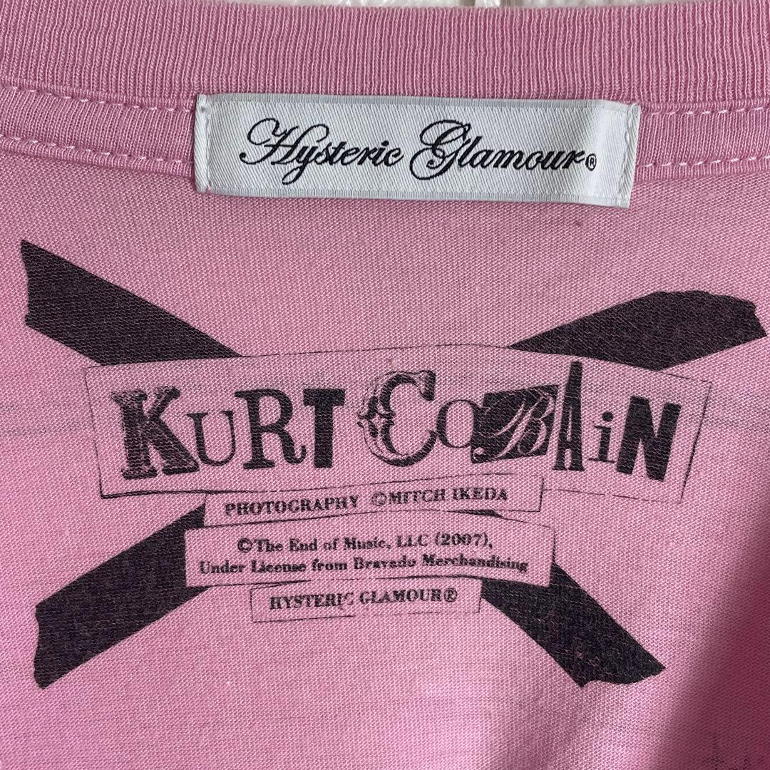HYSTEICGLAMOUR カート コバーン レディスTシャツ M ピンク