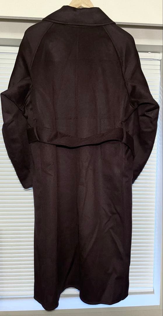 UNIQLO +J カシミヤブレンドラップロングコート　ブラウンXXL