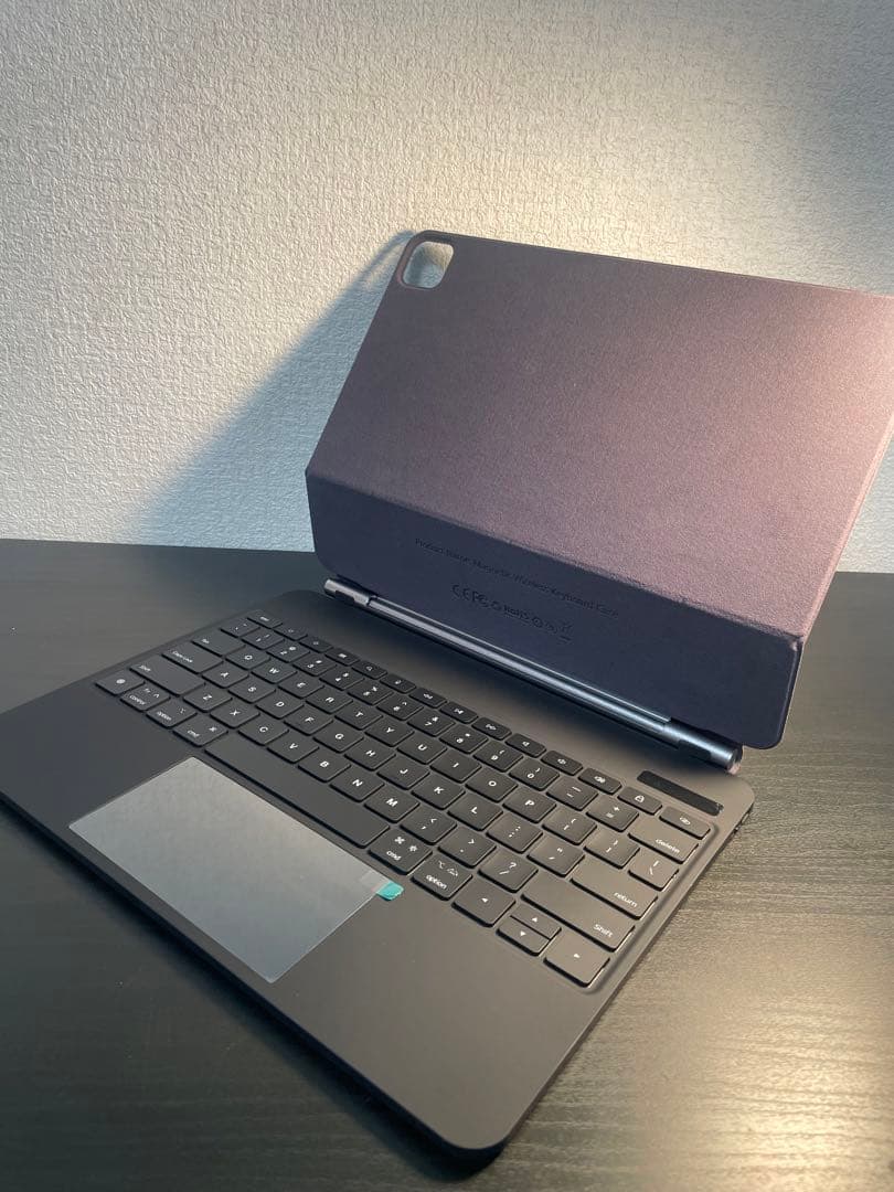 ipad Air、iPad proキーボード ケース、13、12.9インチ黒い