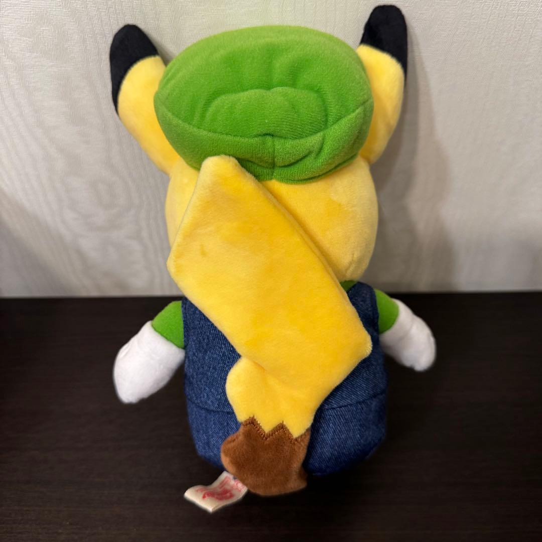 ポケモンセンター限定マリオピカチュウぬいぐるみ任天堂公式美品レア希少コラボ限定品