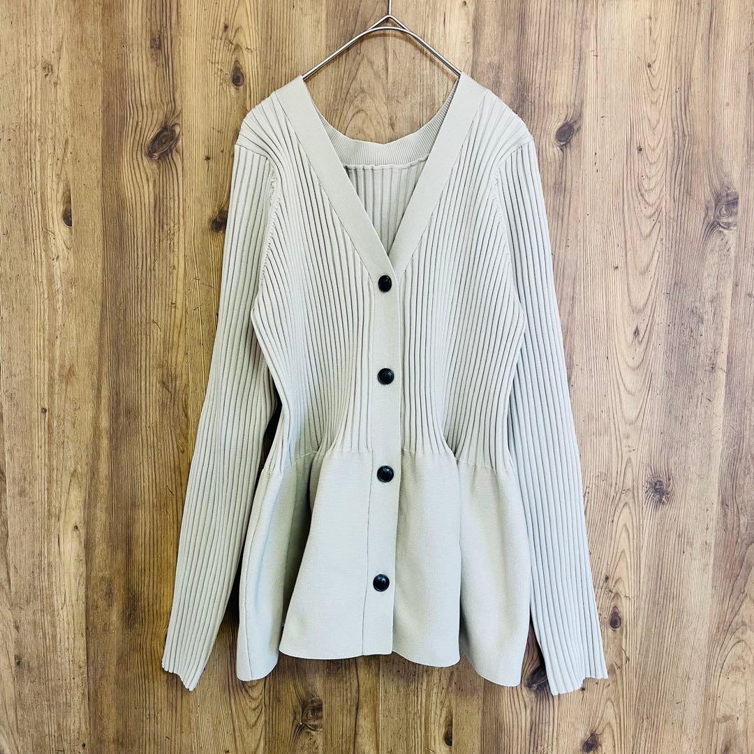未使用品❣️GALLARDAGALANTE ペプラム2WAYカーディガン