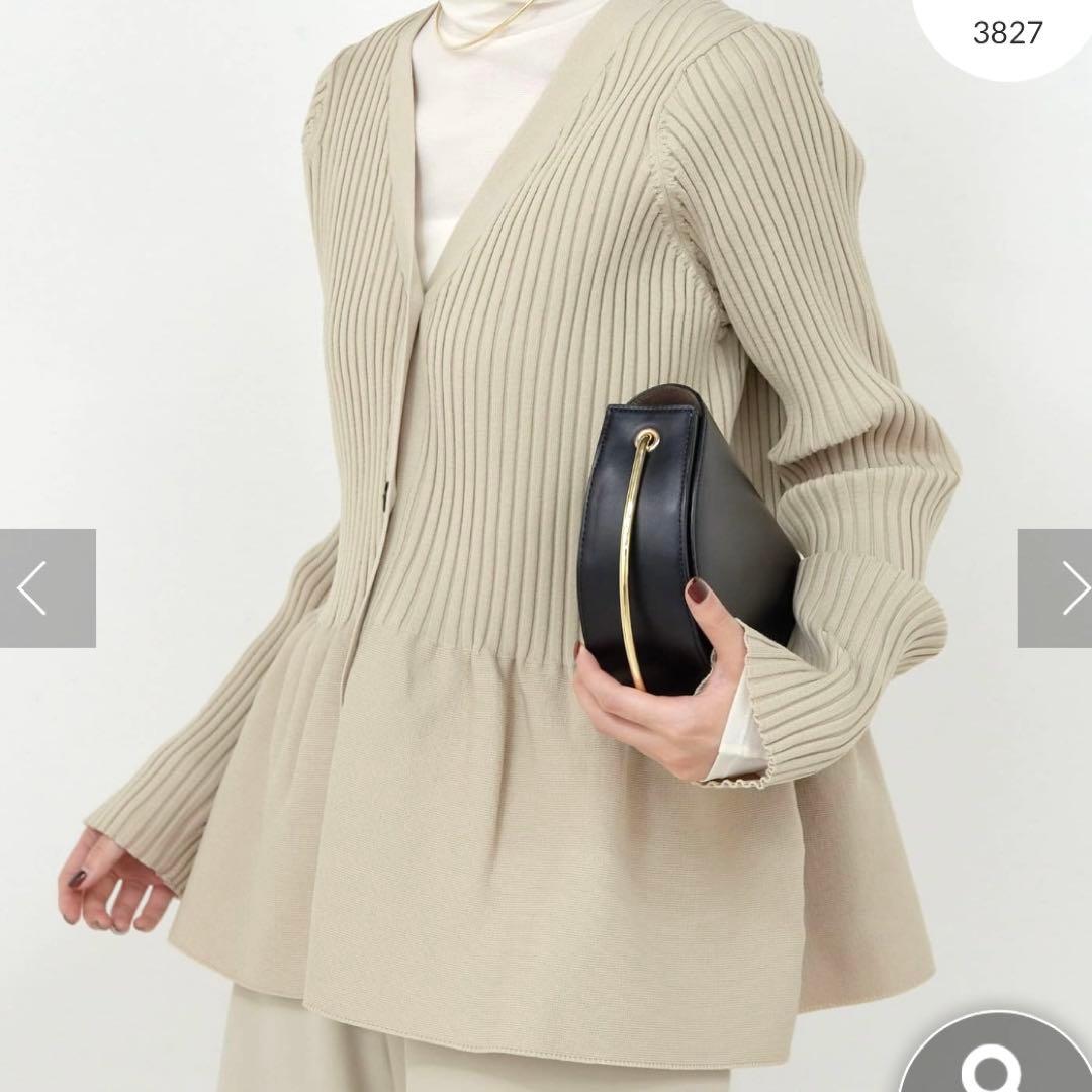 未使用品❣️GALLARDAGALANTE ペプラム2WAYカーディガン