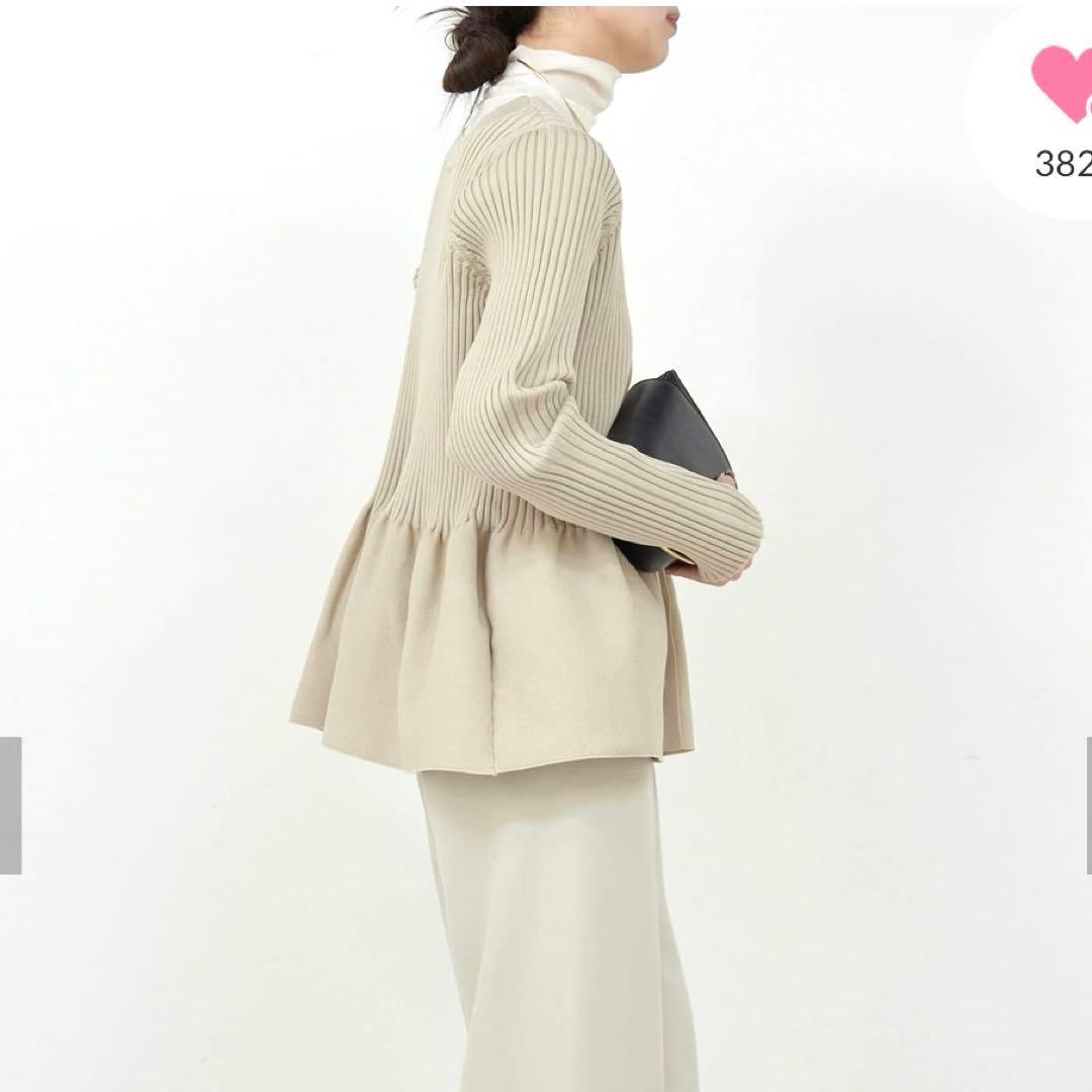 未使用品❣️GALLARDAGALANTE ペプラム2WAYカーディガン