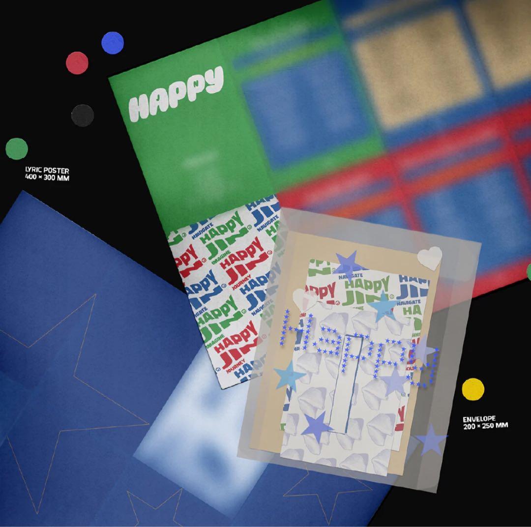 BTS JIN ジン HAPPY CD アルバム 3形態 5セット 15枚