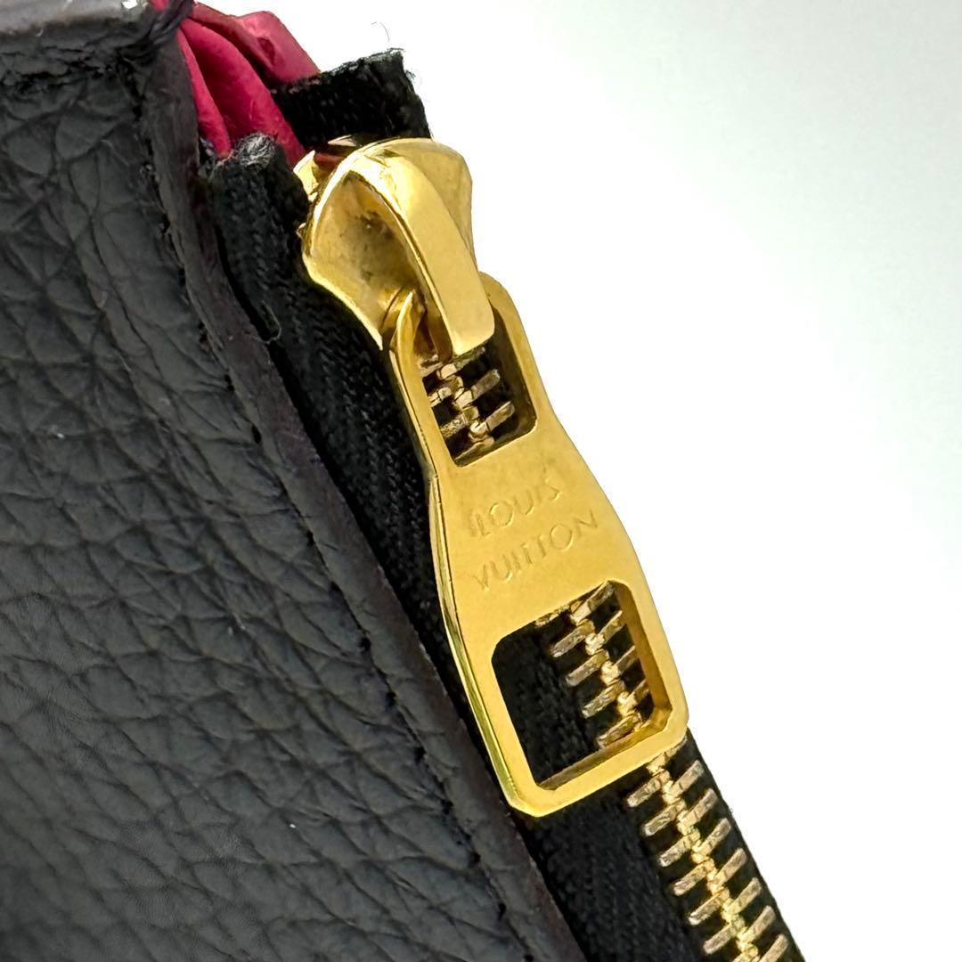 極上美品✨ルイヴィトン カプシーヌ コンパクト ブラック 財布 P97