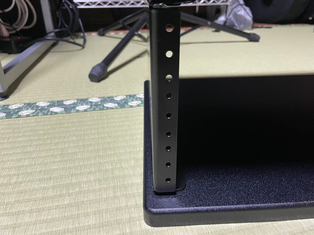 Wavebone Rack Case-3U/Black 木製ラックケース