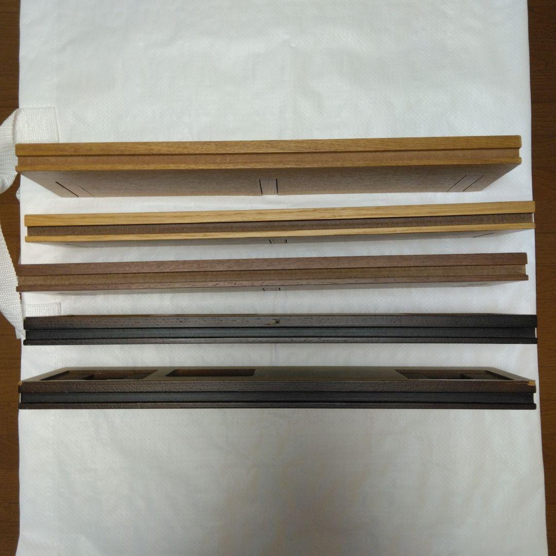 無印良品 壁につける家具 セット 3連ハンガー44cm×5本セット