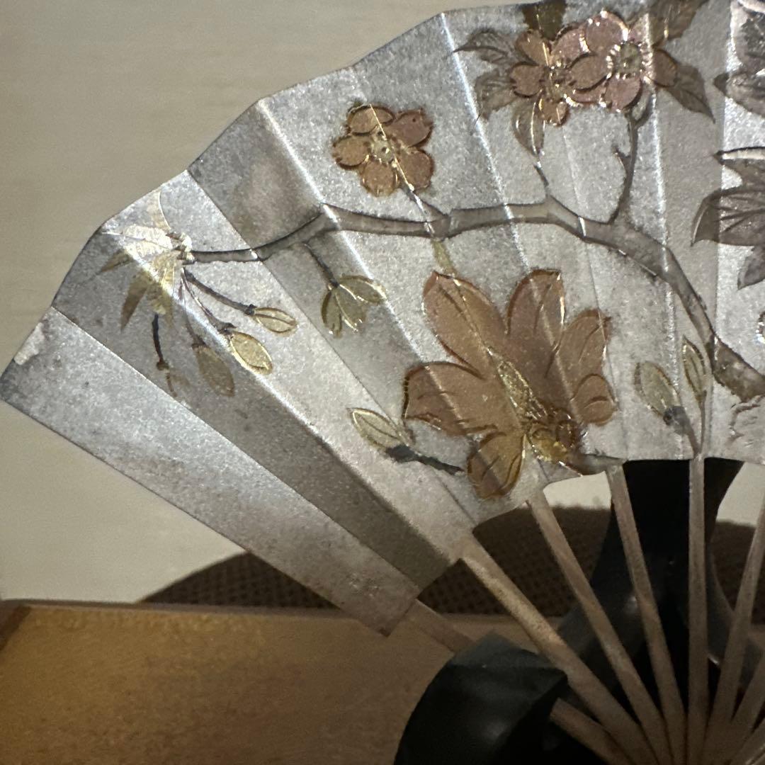 純銀製 扇子